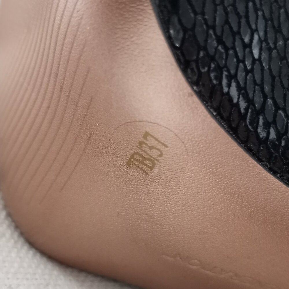 'Bcbgeneration' Parade Solid Black Leather Heels … - image 4